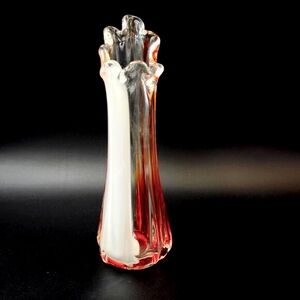 Vinage MCM Swung Glass Vase 7 Fingers 22.5 Cm MCM Japan